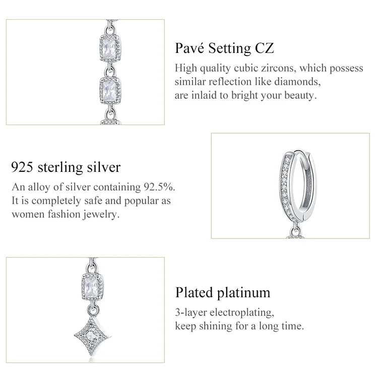 Glamour Sparkling Earrings