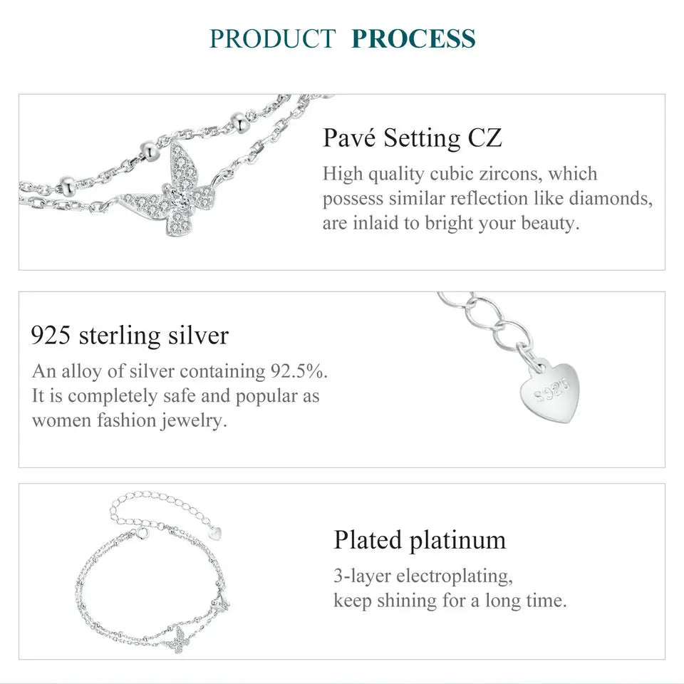 Delicate Butterfly Bracelet