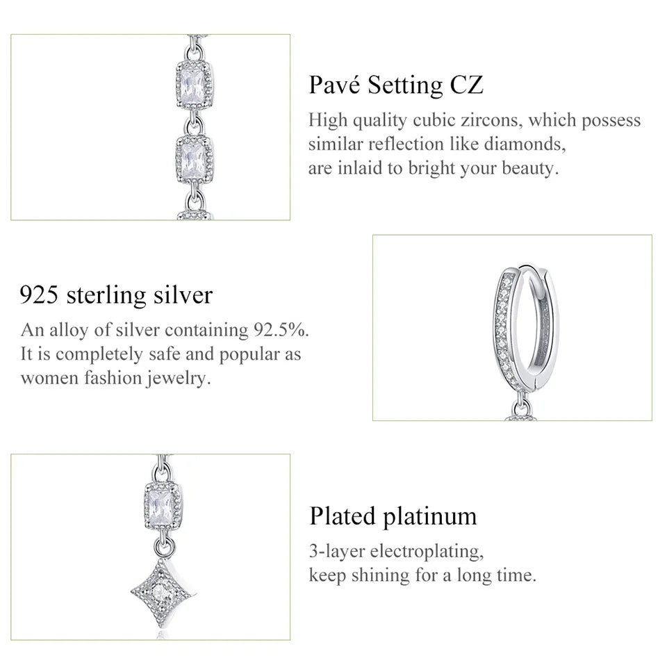 Glamour Sparkling Earrings