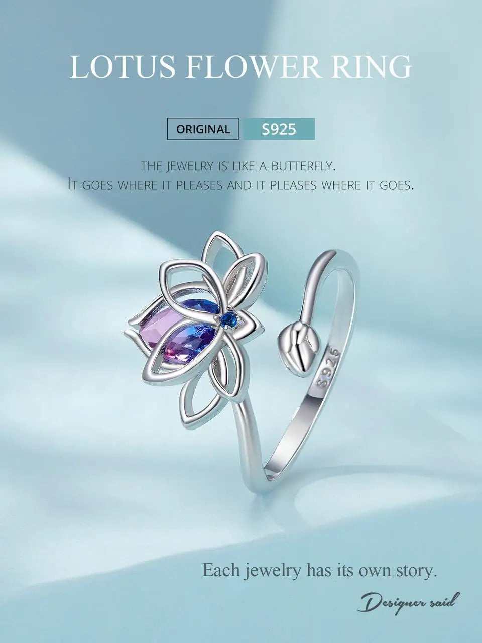 Mythical Lotus Ring by ChicSparkle.
