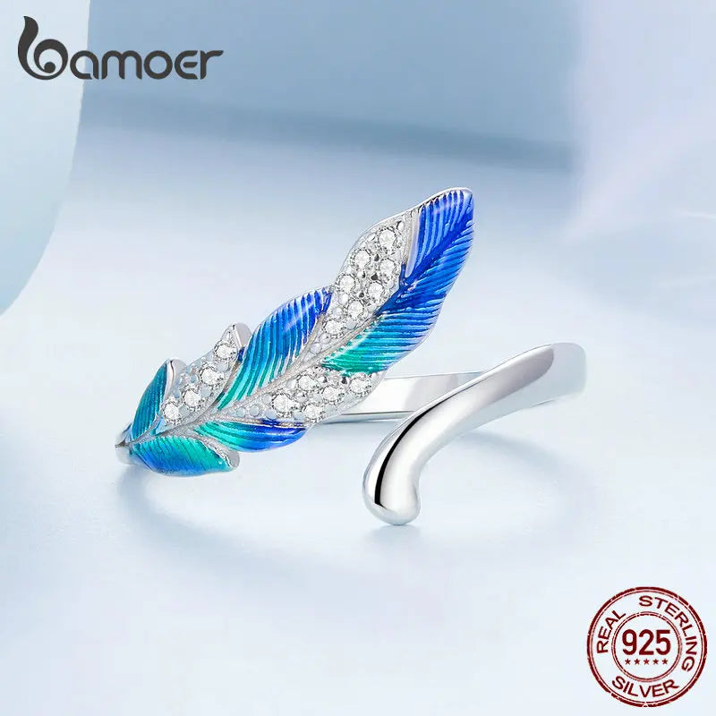 Azure Plume Ring by chicSparkle