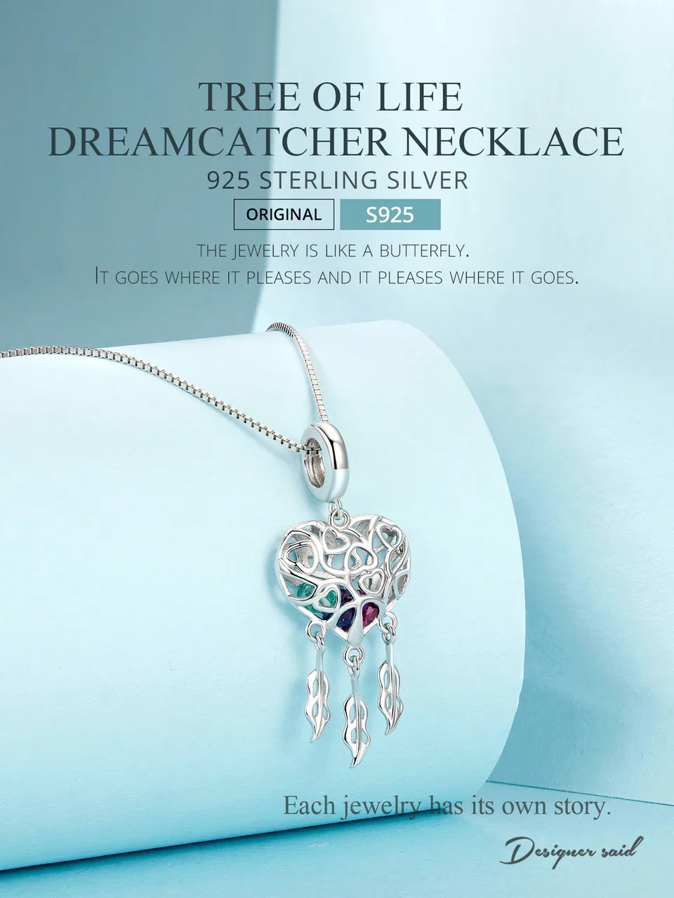 Heart's Dreamcatcher Pendant